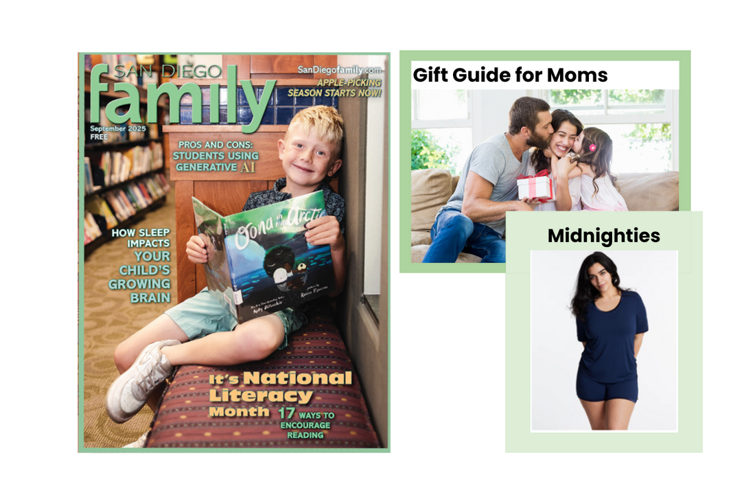 Midnighties made San Diego Family magazine's Gift Guide for Moms