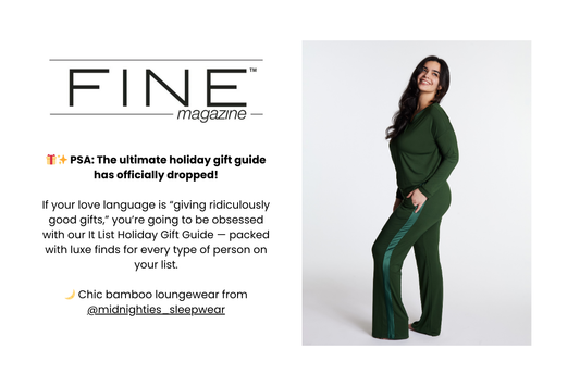 🎁 Midnighties Featured in FINE Magazine’s It List Holiday Gift Guide