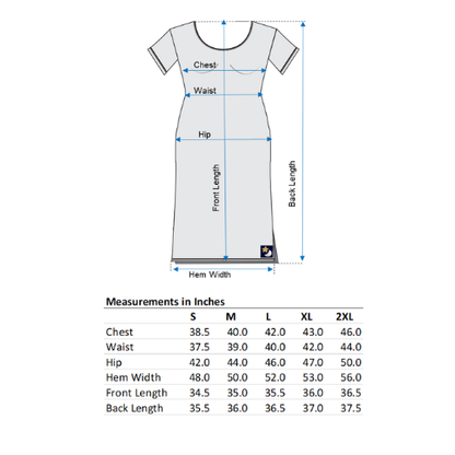 MidNightie Bamboo Nightgown with Built-In Support