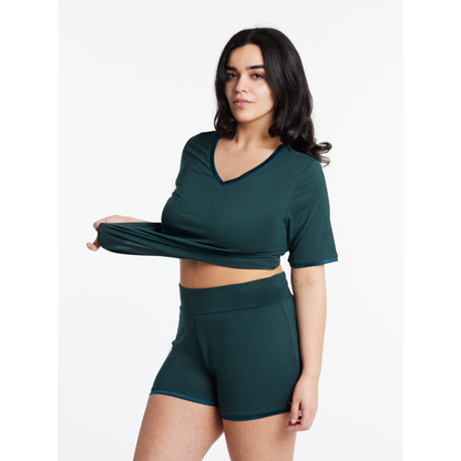 Muffin-free Waistband, 4 inch Shorts, Bamboo sleepwear