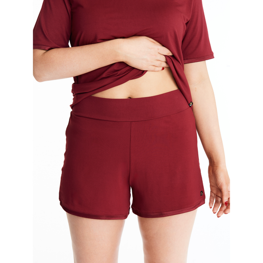 Muffin-free Waistband, 4 inch Shorts, Bamboo sleepwear