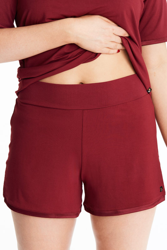 Muffin-free Waistband, 4 inch Shorts, Bamboo sleepwear