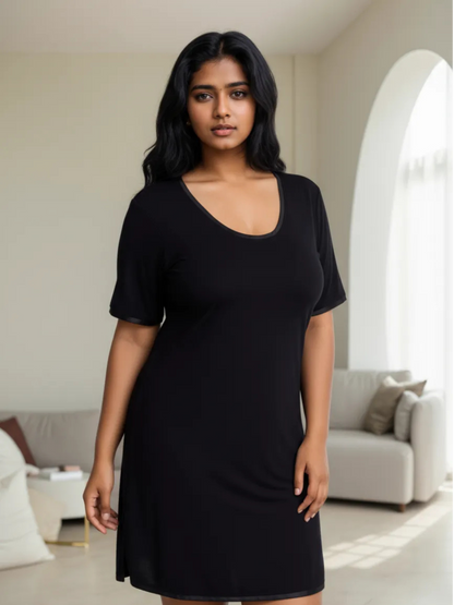 MidNightie Bamboo Nightgown with Built-In Support