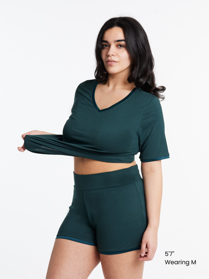 Bamboo Lounge Shorts with Muffin-Free Waistband